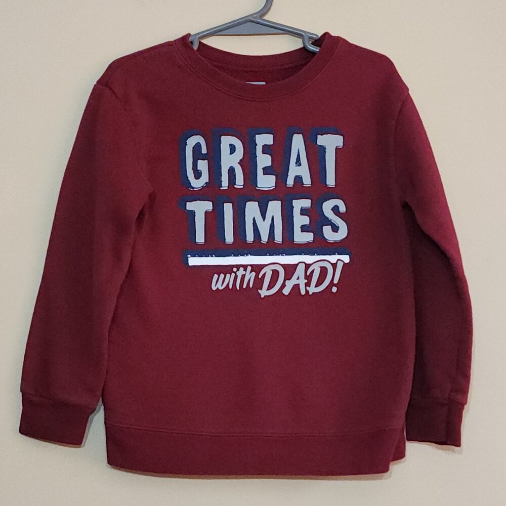 Garanimals Toddler Boys Long Sleeve Graphic Fleece Sweatshirt Size 4T